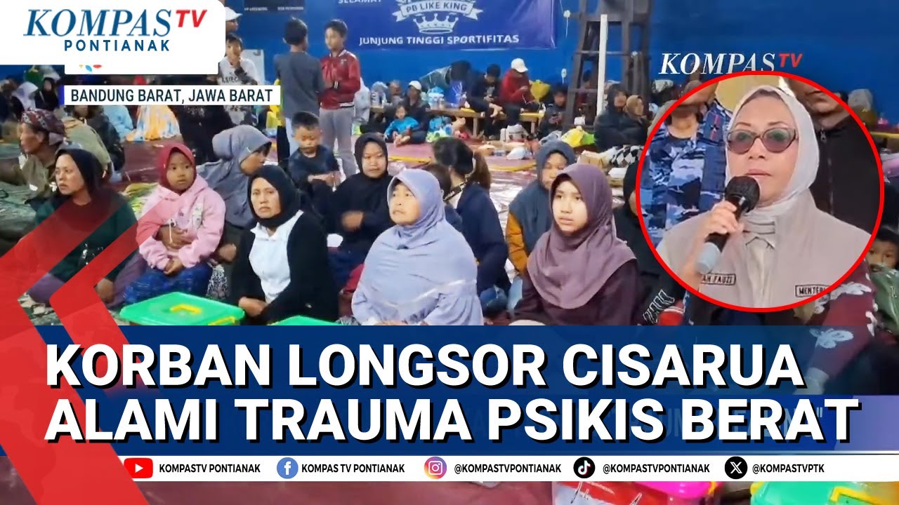 Menteri Pemberdayaan Perempuan & perlindungan Anak Ungkap Korban Longsor Alami Trauma Psikis Berat