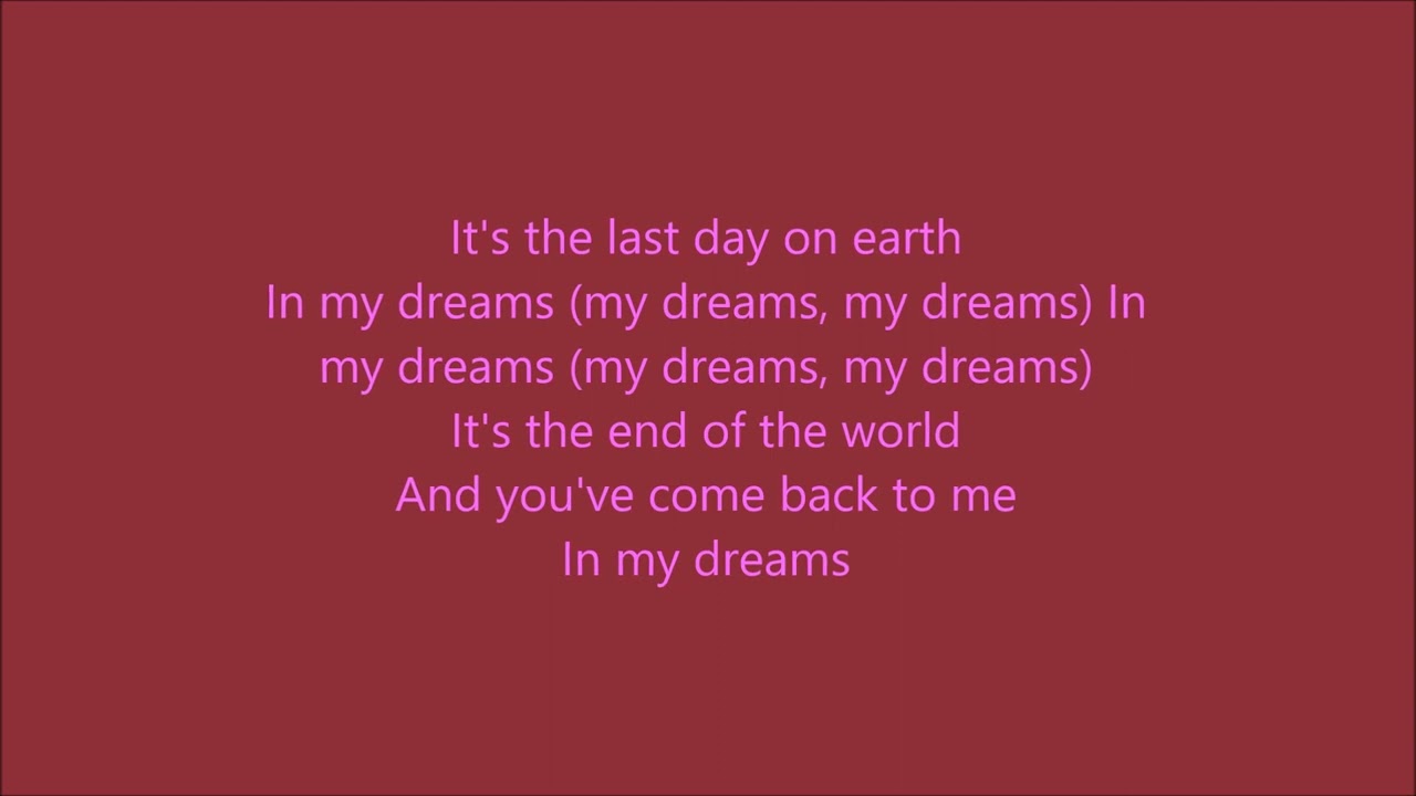 Kate Miller Heidke - The last day on earth (Lyrics)