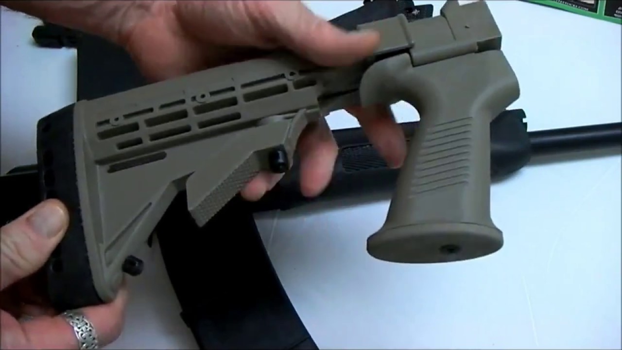 Maine Prepper: Self Defense SHOTGUN SAIGA Stock Replacement UAG Stock and foregrip