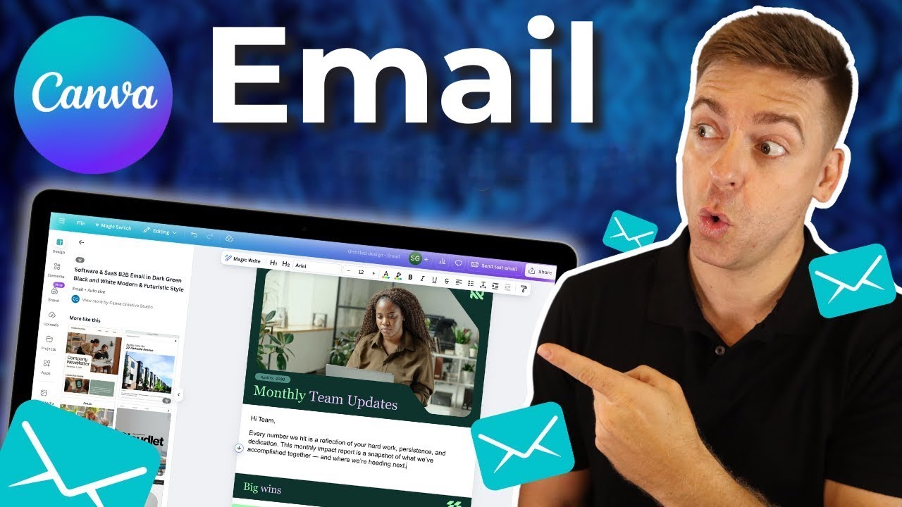 ¡Canva Email ya está aquí! | Diseña y envía campañas de correo con Canva