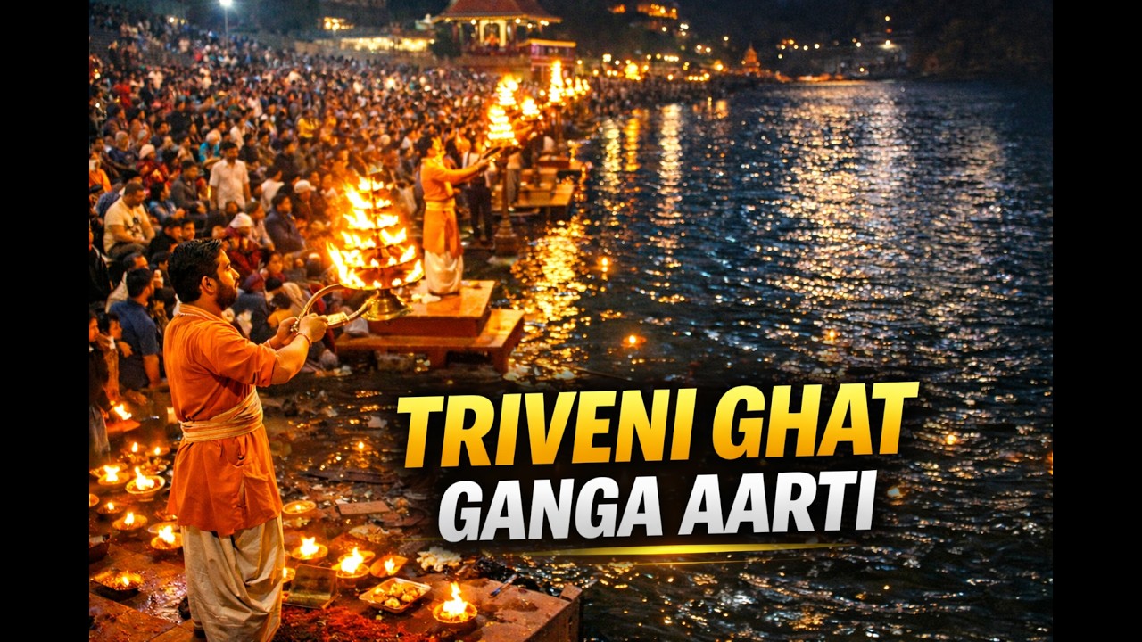 Rishikesh Triveni Ghat Ganga Aarti | Solo Trip Uttarakhand #gangaaarti #trivenighat #solotrip #viral