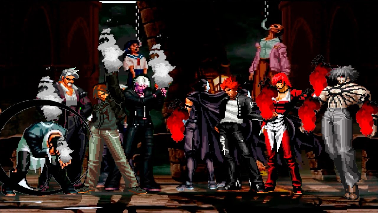Kof Mugen White Flames Team VS Red Flames Team