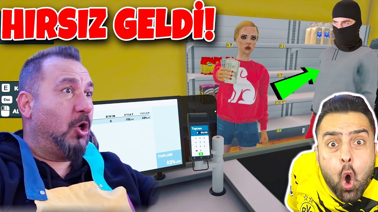 DÖNERCİ BATTI ÜMİDİYLE SÜPER MARKET AÇTIK HIRSIZ GELDİ! | SUPER MARKET SİMULATOR OYNUYORUZ