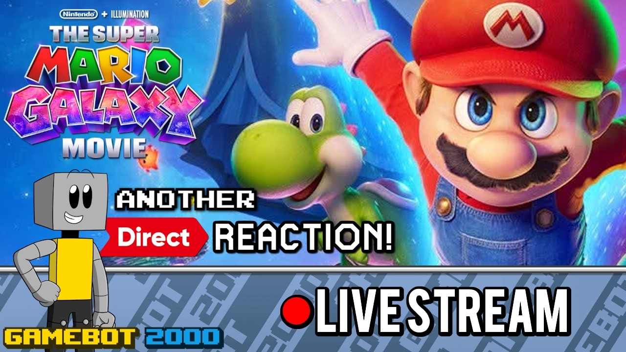 GameBot Streams - Reacting to The Super Mario Galaxy Movie Direct 3.9.2026