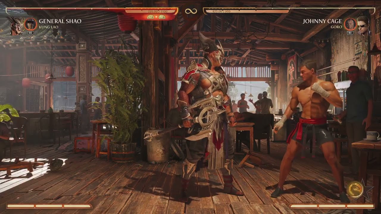 Mortal Kombat 1 General Shao 49% Combo W Axe buff