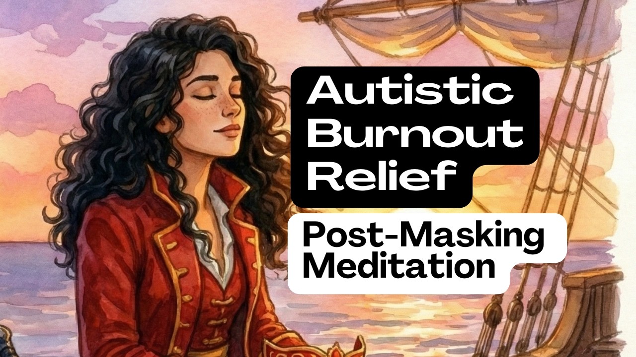 5-Min Post-Masking Relief (No Music) | Structured Calm for Autistic Women