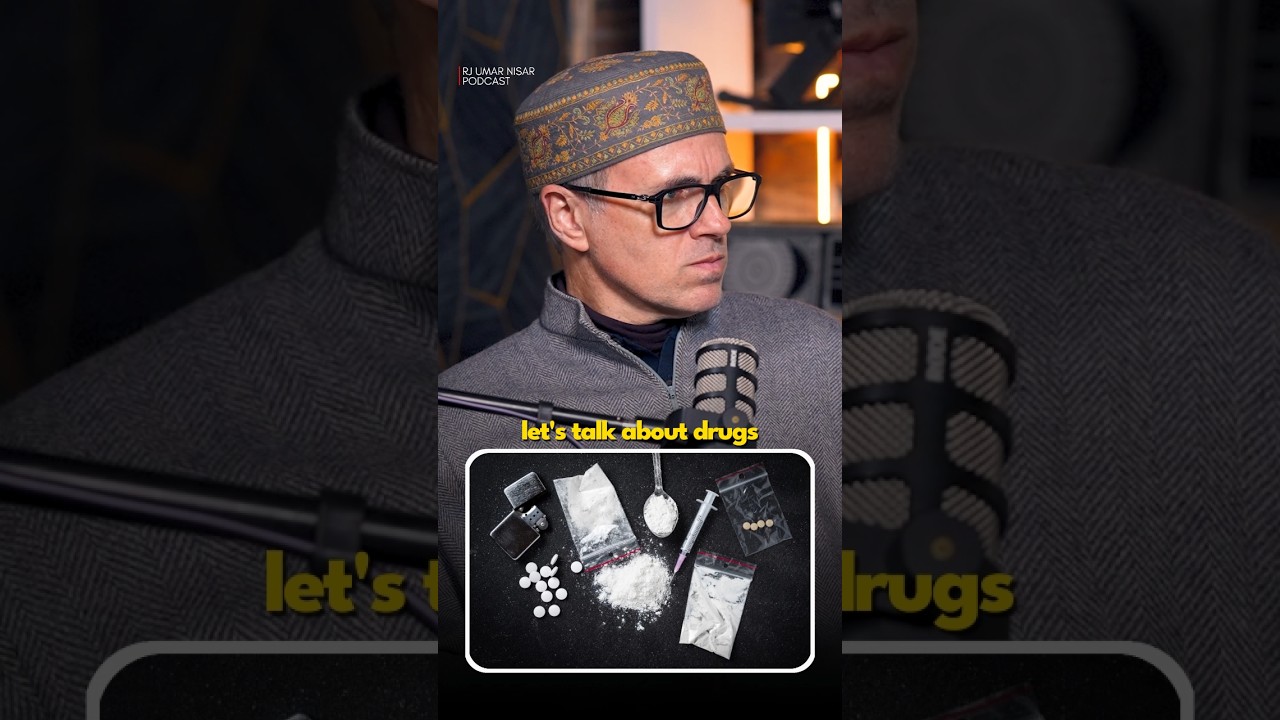 Drugs Issue In Kashmir ⚠️ | CM Omar Abdullah On RJ Umar Nisar Podcast 