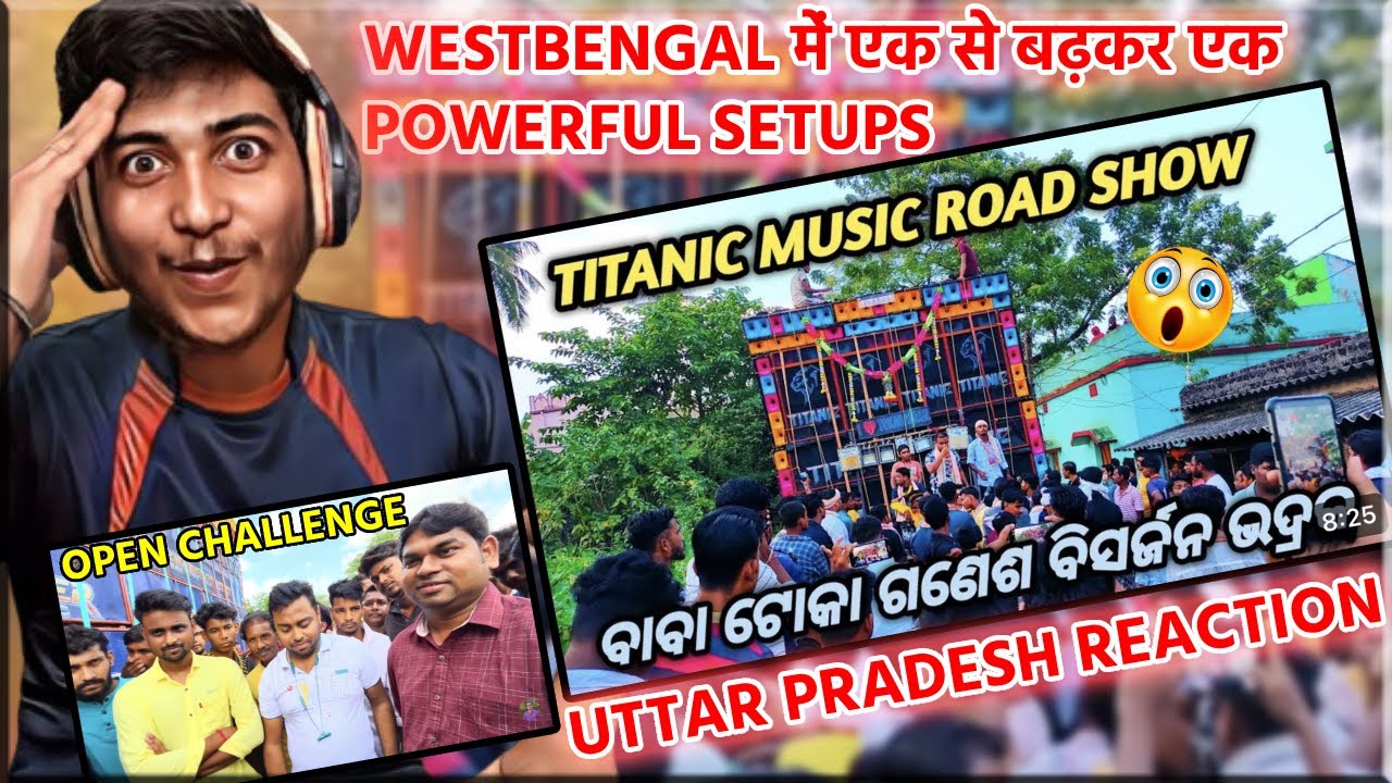 TITANIC MUSIC SOUND TESTING & ROADSHOW REACTION || SARZEN VS POWER || #dj #titanic #djsarzen