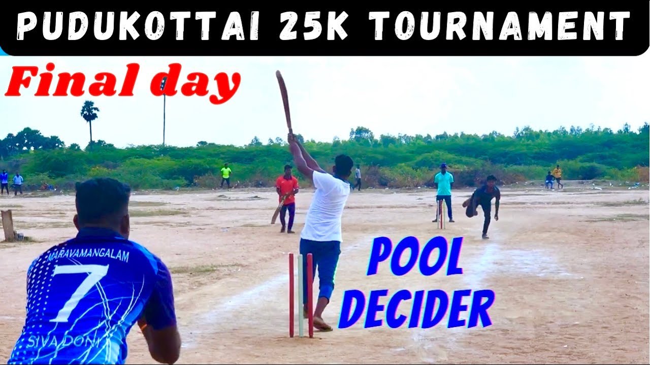 Cricket | Pudukottai 25k | Udaiyandipatti Vs Vallathirakottai  | Pool Decider | #indiavswi #ppl #Ipl