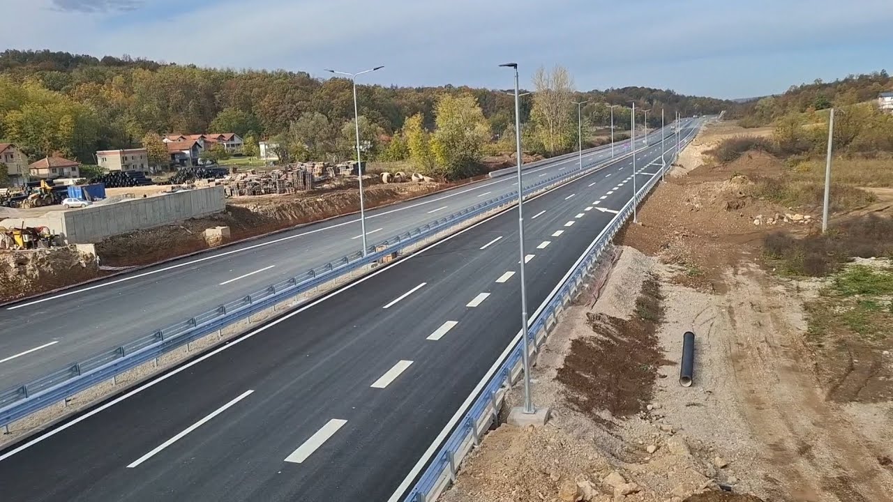 Autoput Koridor 5C. Izgradnja novih kilometara puta. Dionica Putnikovo brdo-Medakovo