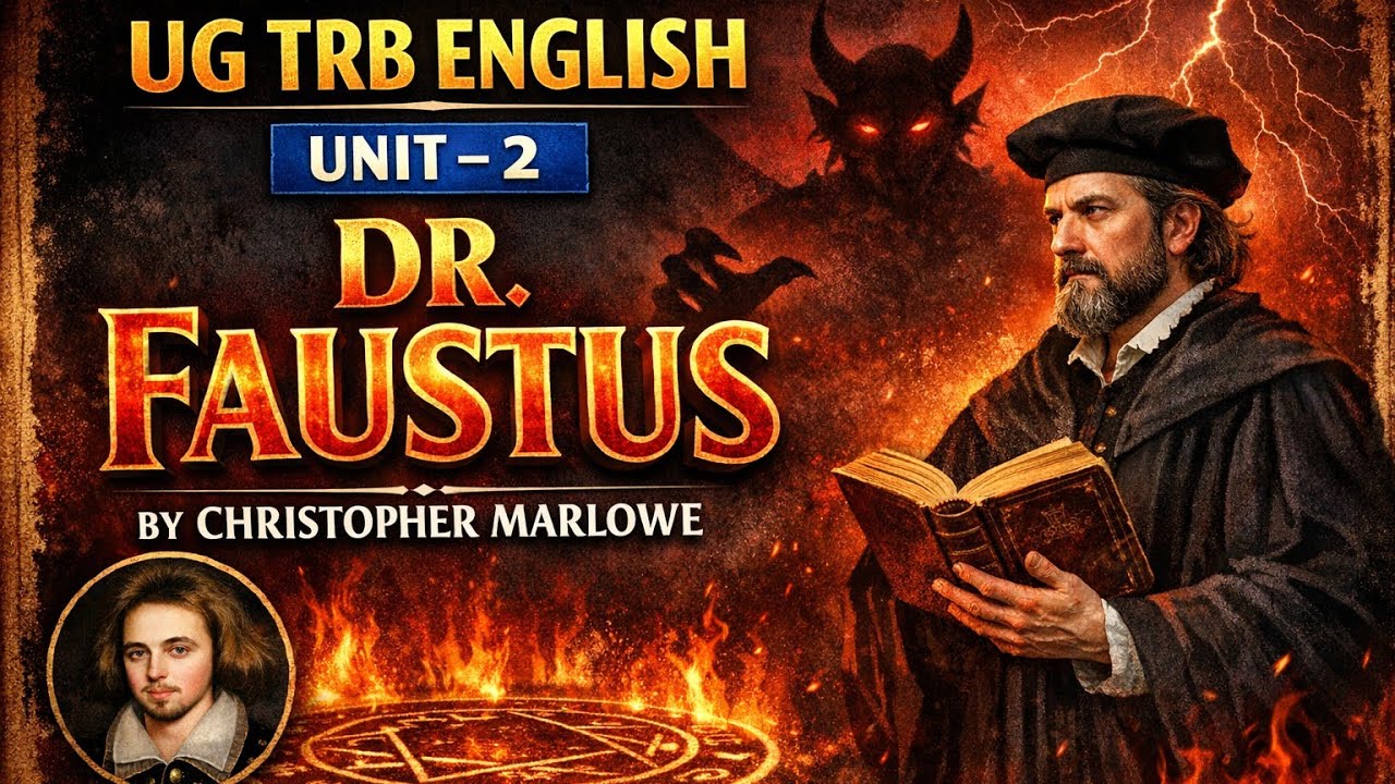 DR FAUSTUS MCQ'S #christophermarlowe #unit 2 #ugtrbenglish #pgtrbenglish #priya'sliteraturehub