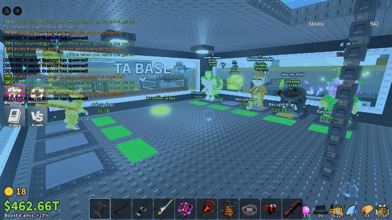 ADMIN ABUSE STEAL A BRAINROT PARTI2 👋🔥
