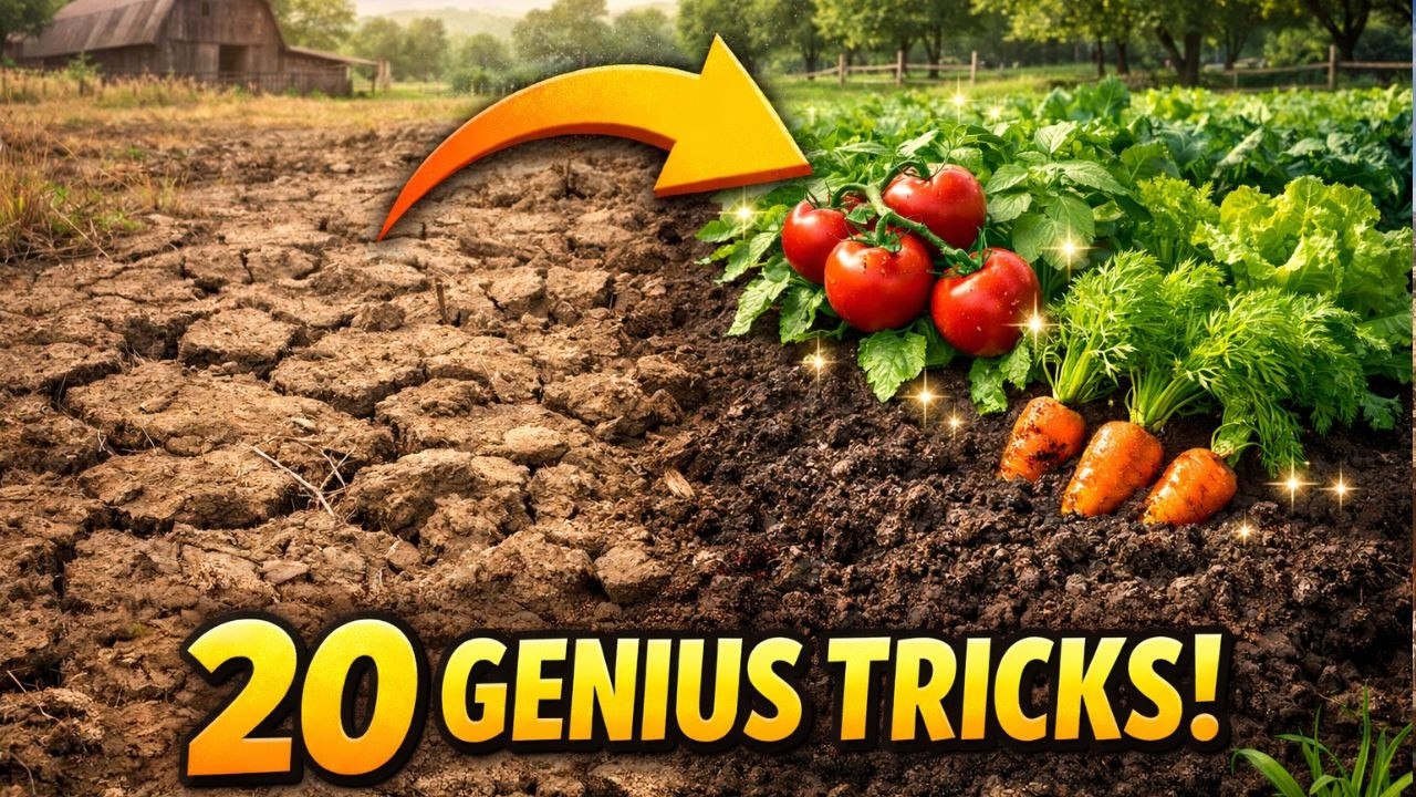 20 Genius Tricks to Transform Your Garden and Farm WITHOUT Spending a Penny!