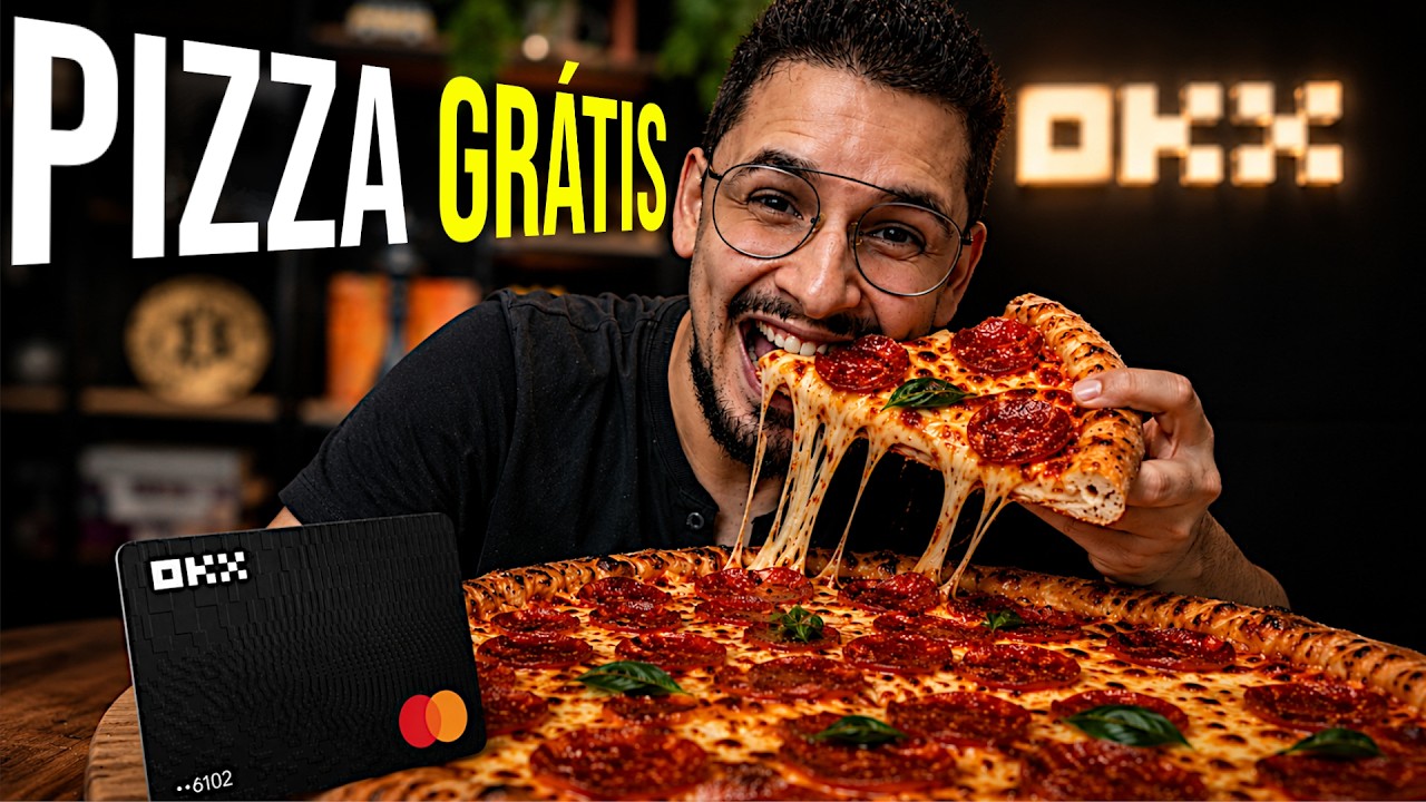 PIZZA GR&Aacute;TIS PARA VOC&Ecirc;! Promo&ccedil;&atilde;o Imperd&iacute;vel do Cart&atilde;o OKX Pay para o Bitcoin Pizza Day