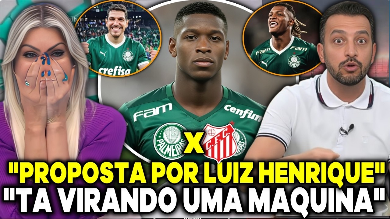 É DO VERDÃO! JOGO ABERTO PALMEIRAS RENATA E EDU DRACENA REAGEM E RASGAM ELOGIOS NINO E LUIZ HENRIQUE