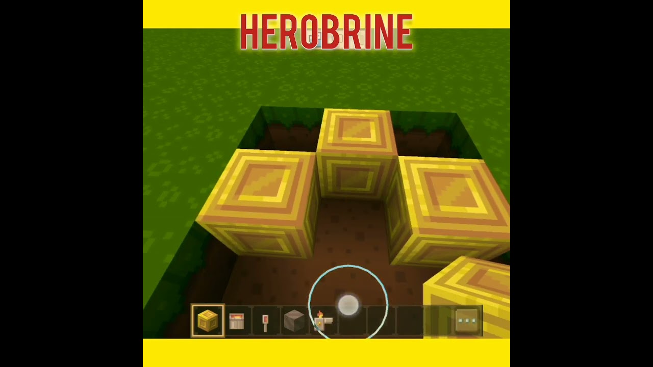 How to spawn Herobrine in crafting and building#minecraft#shorts