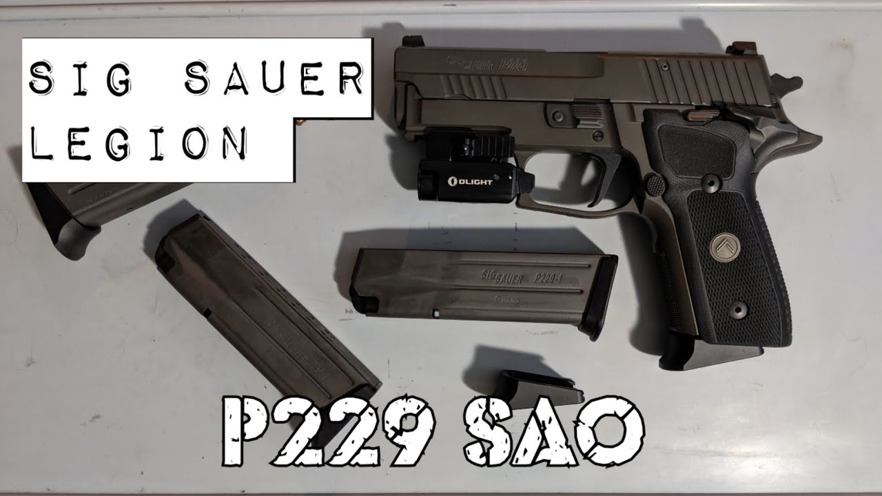 Sig Sauer P229 Legion SAO: UP CLOSE
