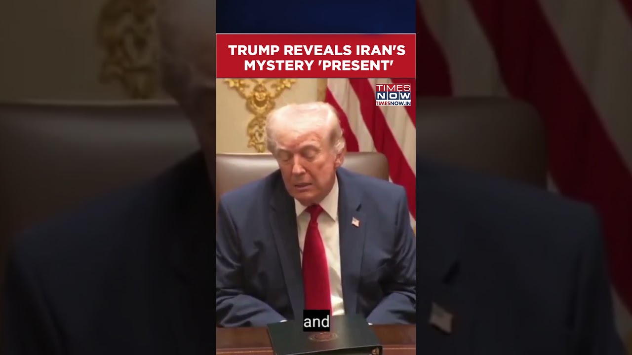 US-Iran War: Trump Reveals Details Of Mystery Gift From Iran | US Vs Iran #shorts