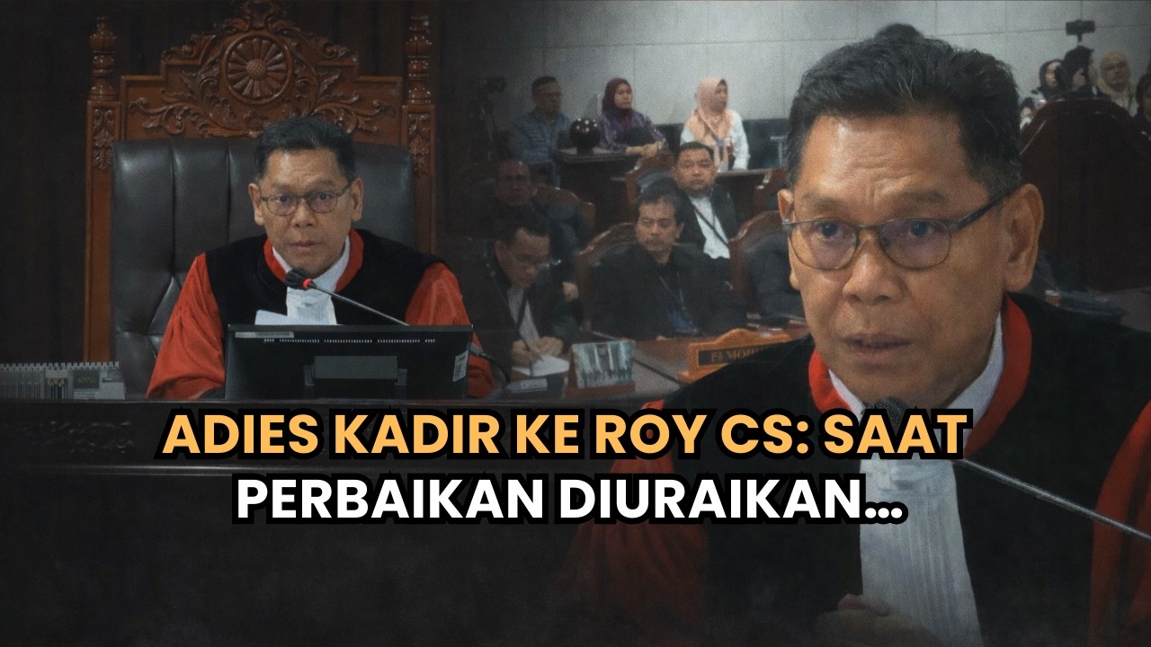 Uji Materi Ijazah Jokowi, Hakim Adies Kadir Minta Gugatan Direvisi
