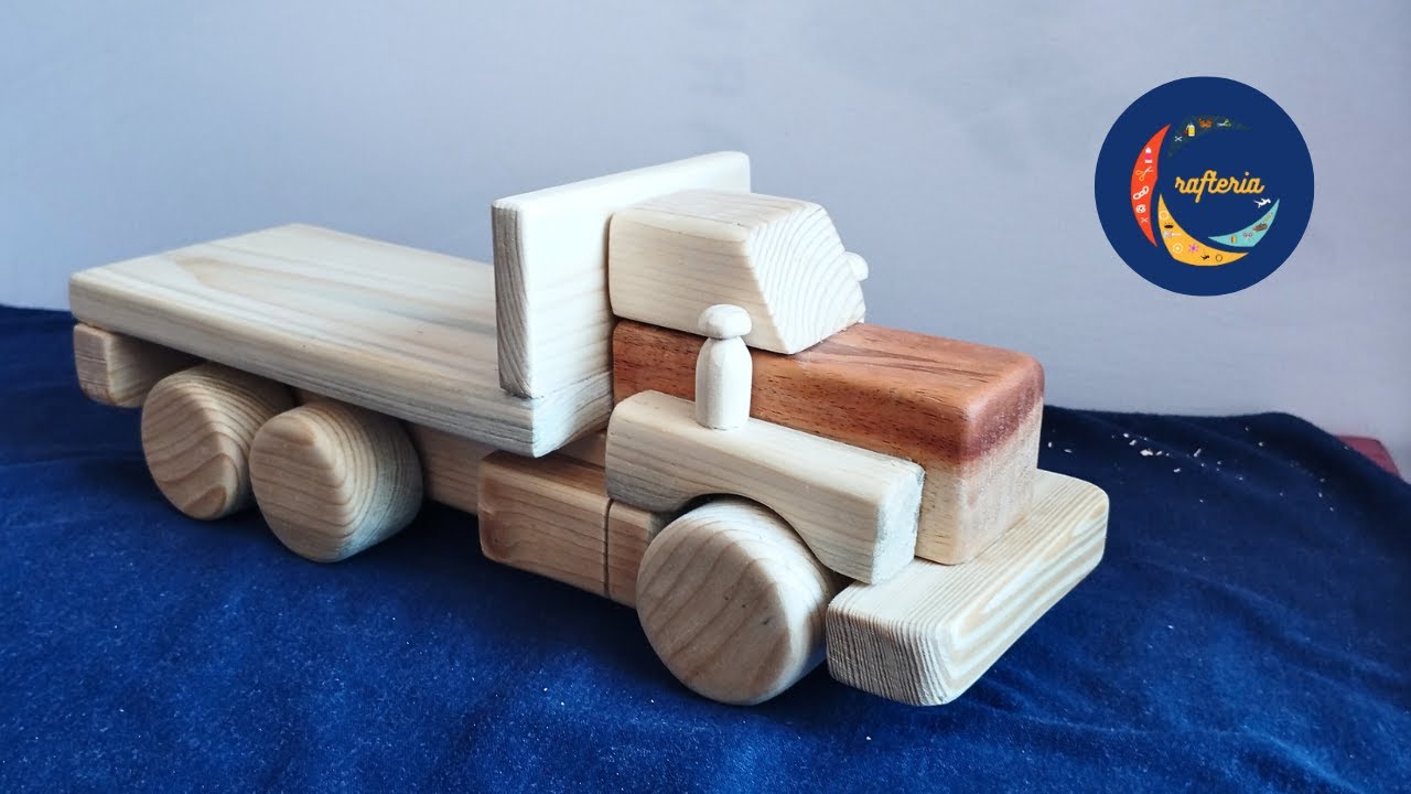 wooden truck making - Crafteria Woodworking