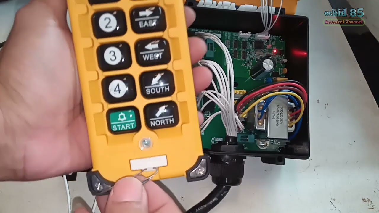 Cara Pasang Remote Wireless Crane Telecrane
