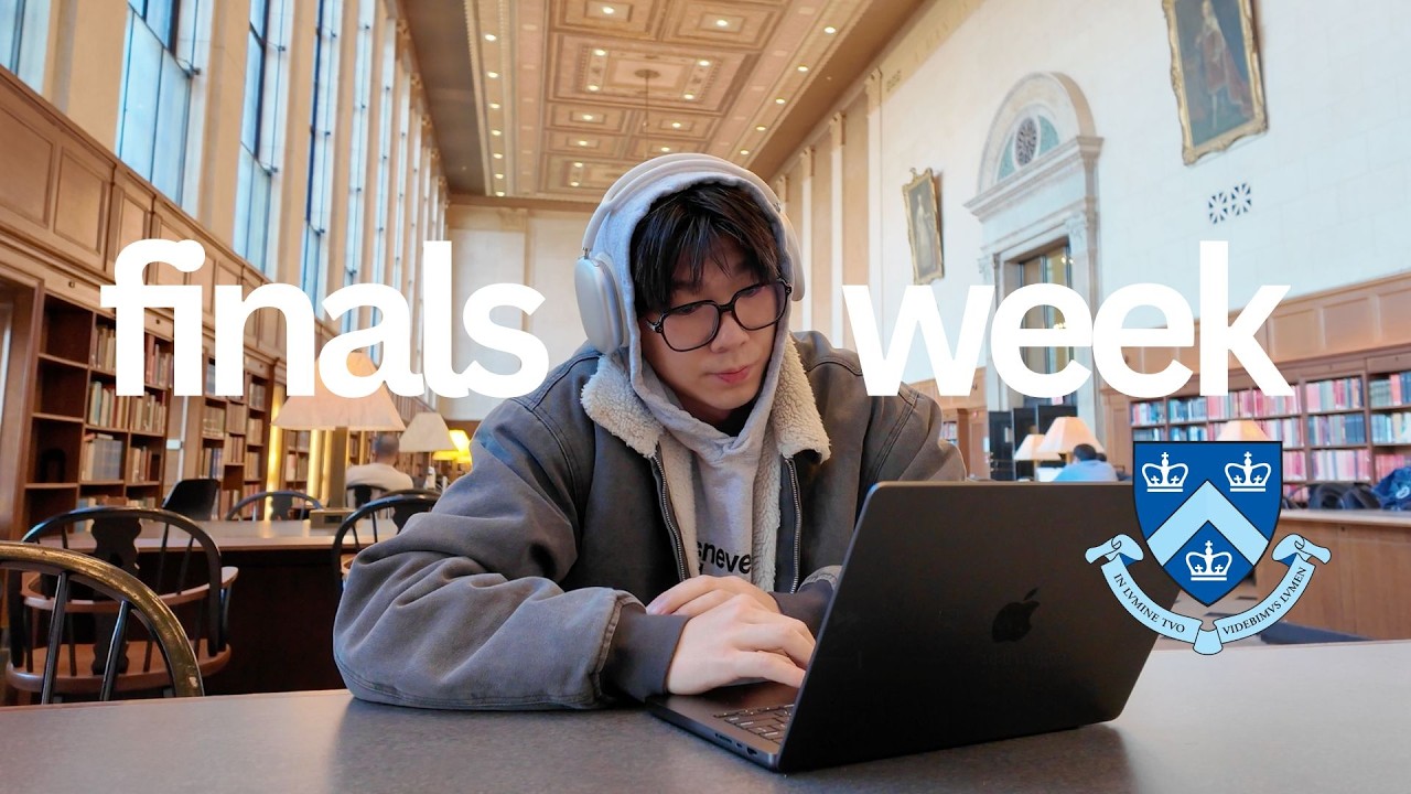 Finals Week at Columbia University: study with me, library tours, countless all-nighters&hellip;