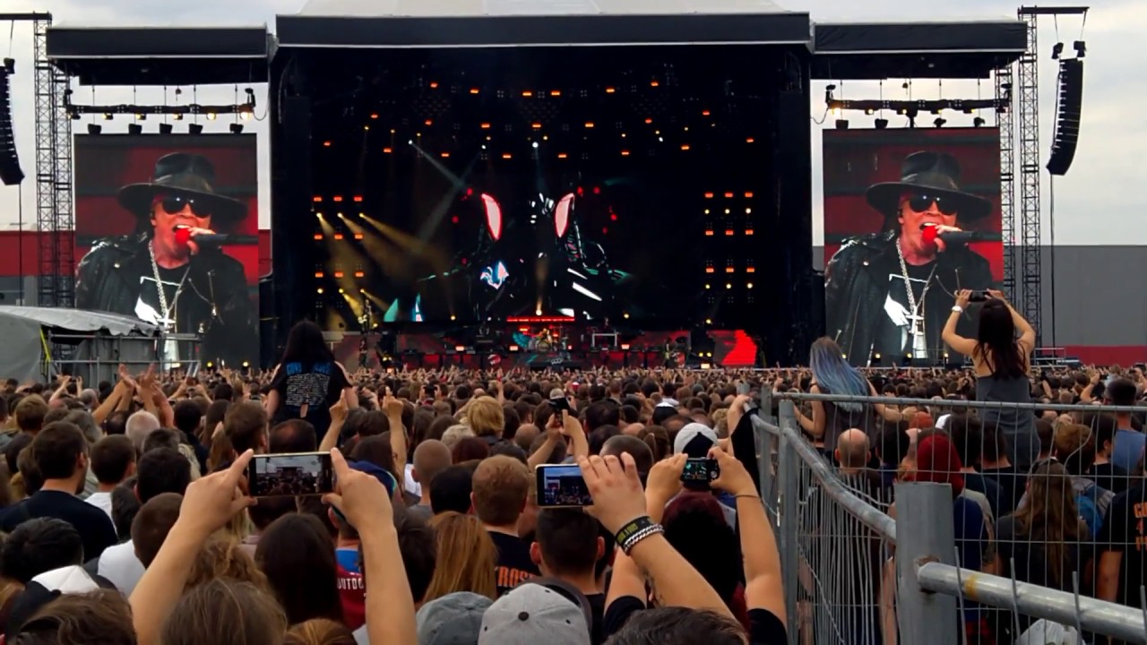 Guns N' Roses 2017 - Letnany Airport Prague