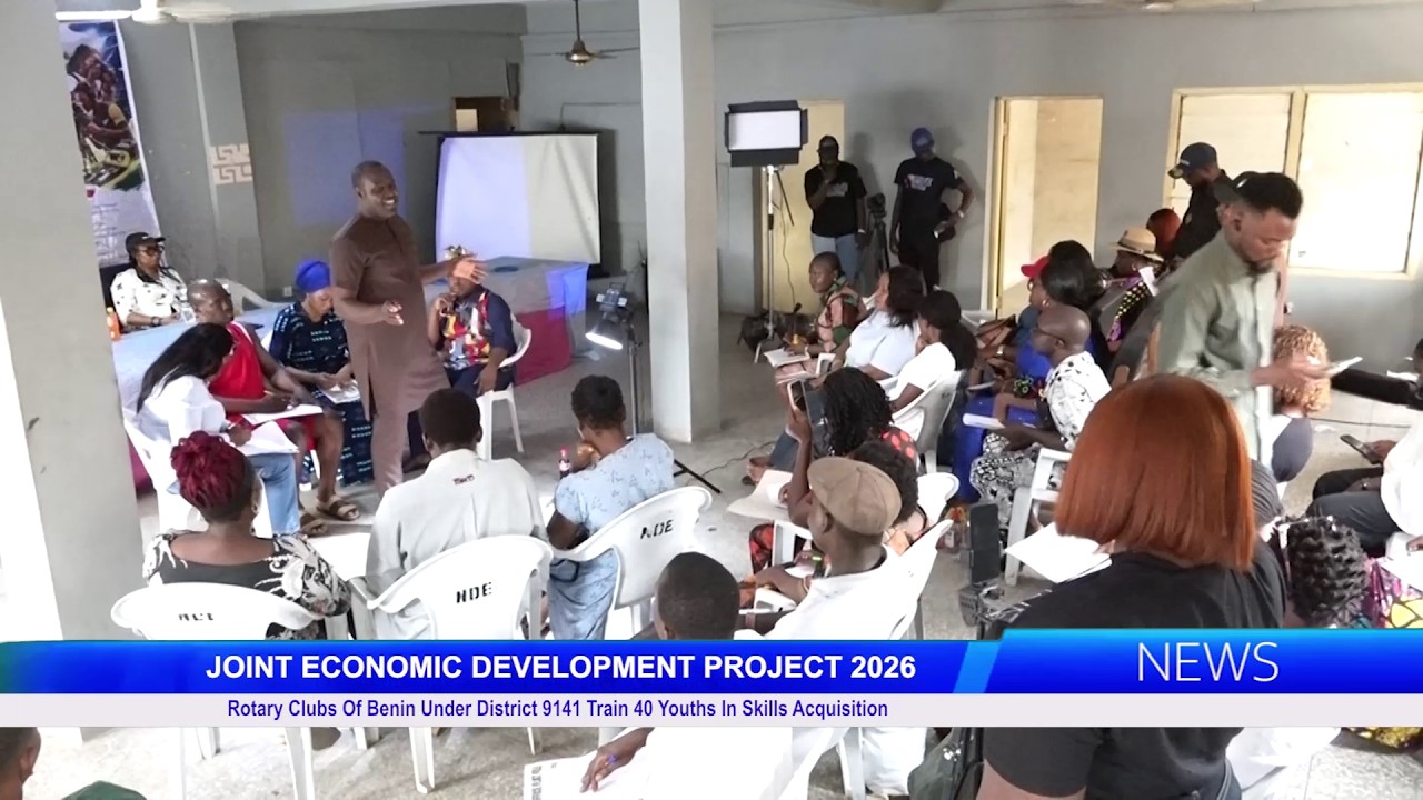 Rotary Clubs Of Benin Under District 9141 Train 40 Youths In Skills Acquisition