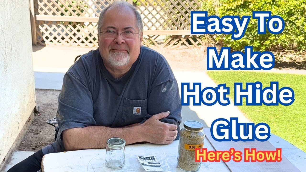 How I Make Hot Hide Glue | Gluing A Guitar Back