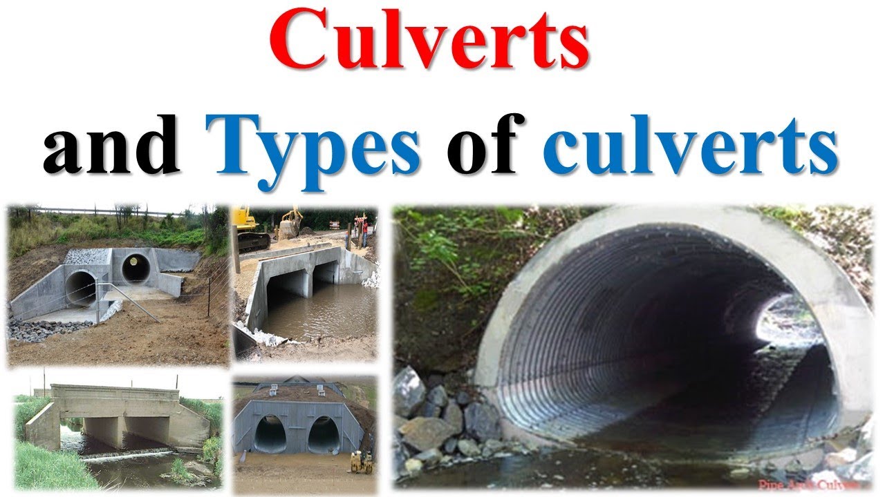 Culverts| Types of culverts | Pipe Culvert | Box Culvert | Arch Culvert | Bridge Culvert