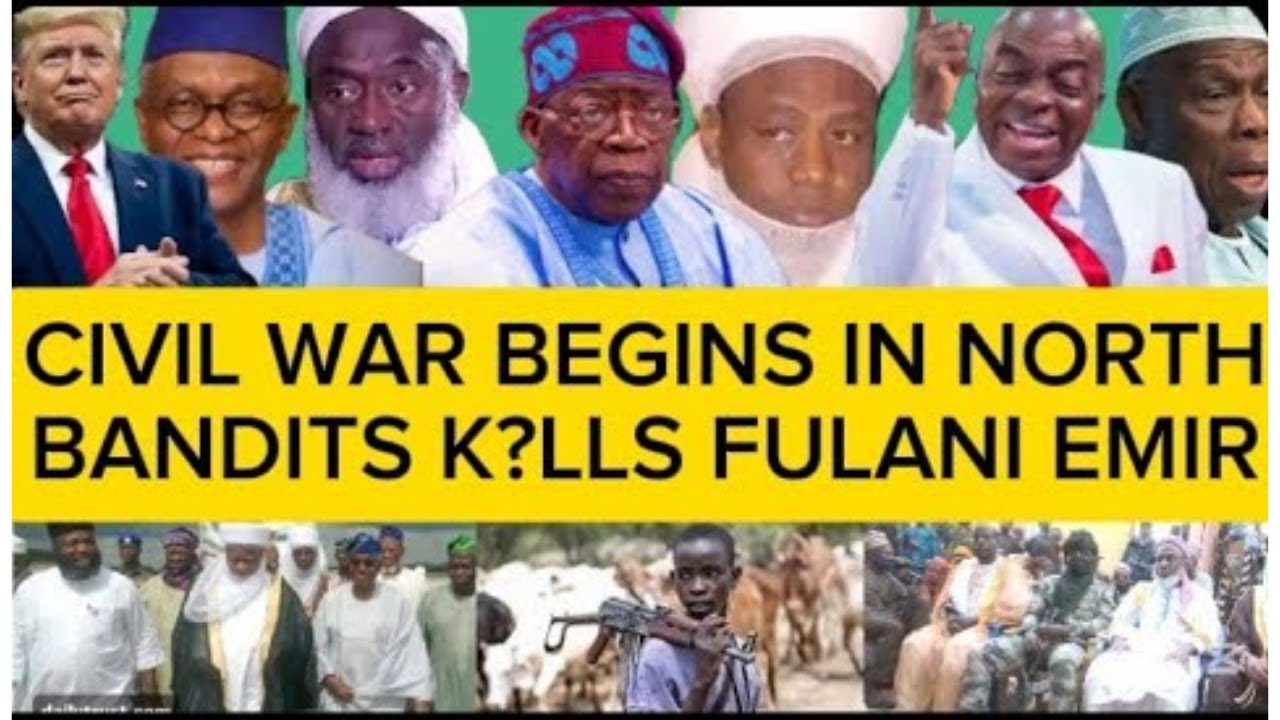 BREAKING; CIVIL WAR BETWEEN HAUSA & FULANI AS BANDITTS K?LLS CLERIC & IMPLODES VILLAGES IN THE NORT5