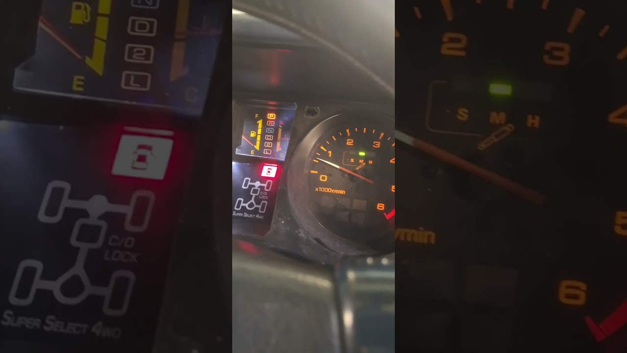 ПАЖЕРО 2 тахометр снова работает. тахометр от генератора на 4D56