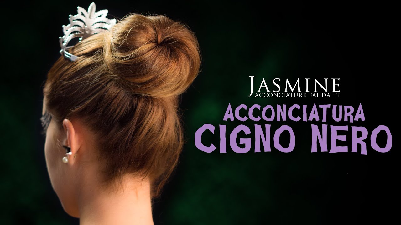 Acconciatura Chignon Cigno Nero | Come acconciarsi per Halloween | Le Acconciature di Jasmine