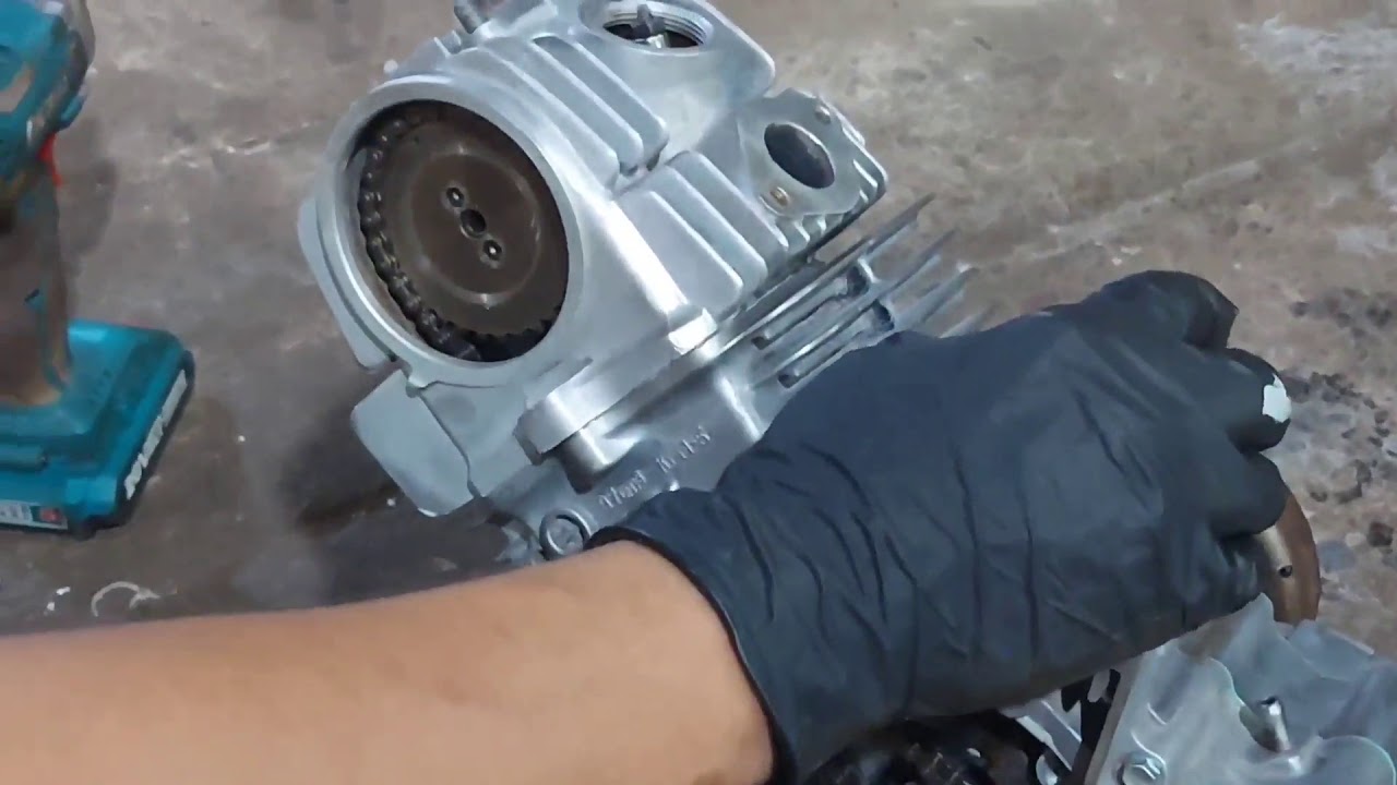 Ráp và test máy honda wave100 lên 110