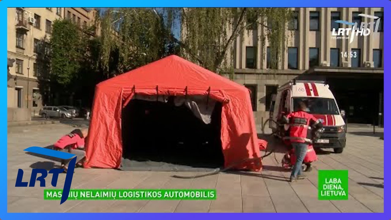 Pasiruošimas masinėms nelaimėms: Kaune pristatytas logistikos automobilis, padėsiantis GMP brigadoms