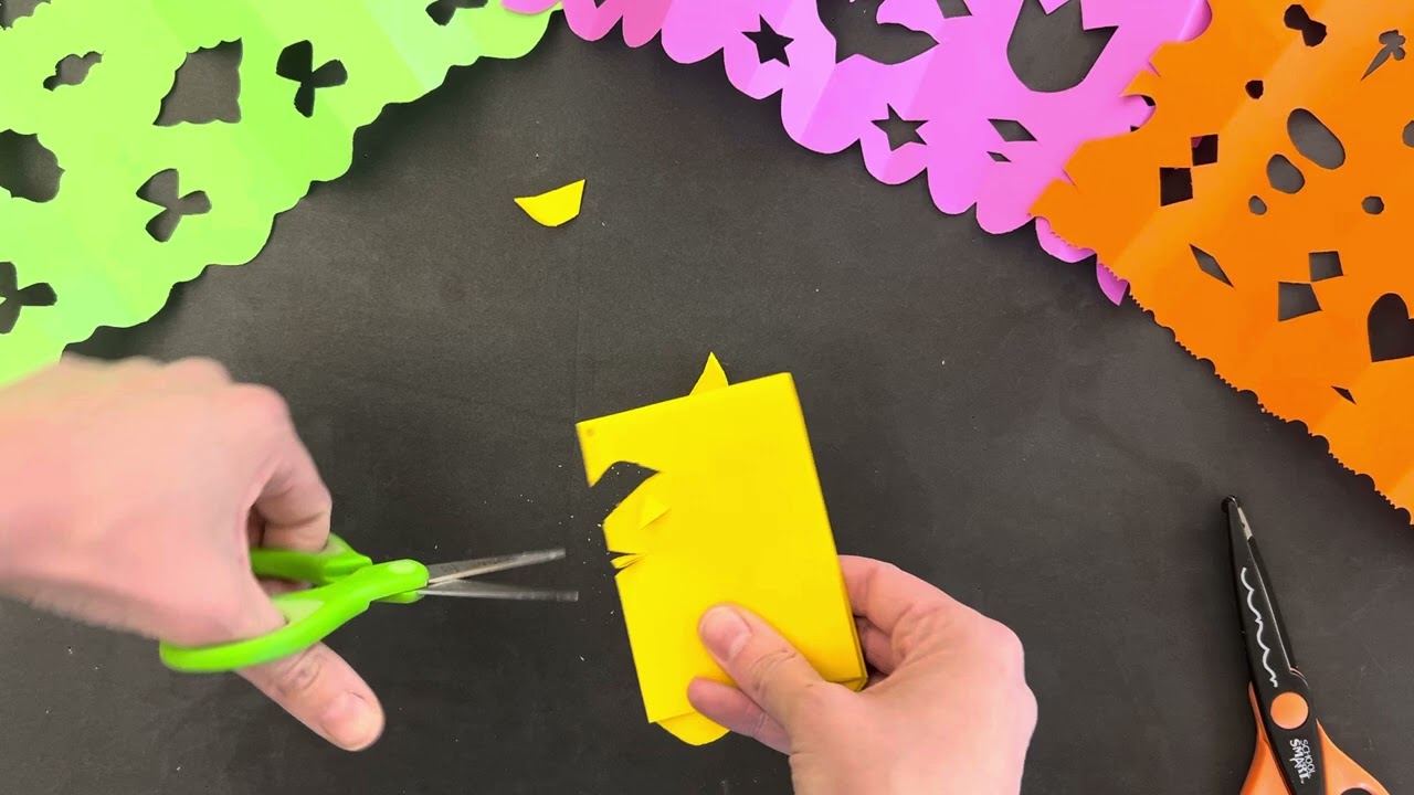 Papel picado inspired craft