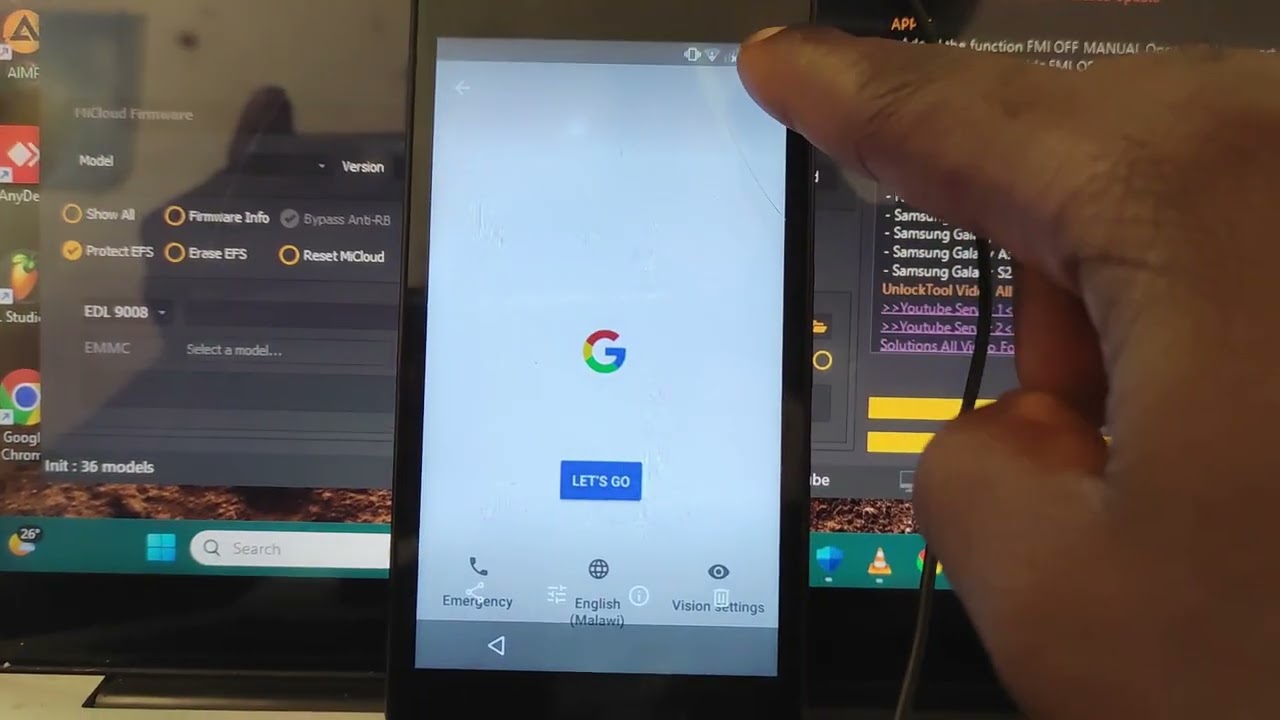 How to bypass frp on DIGNO 602KC