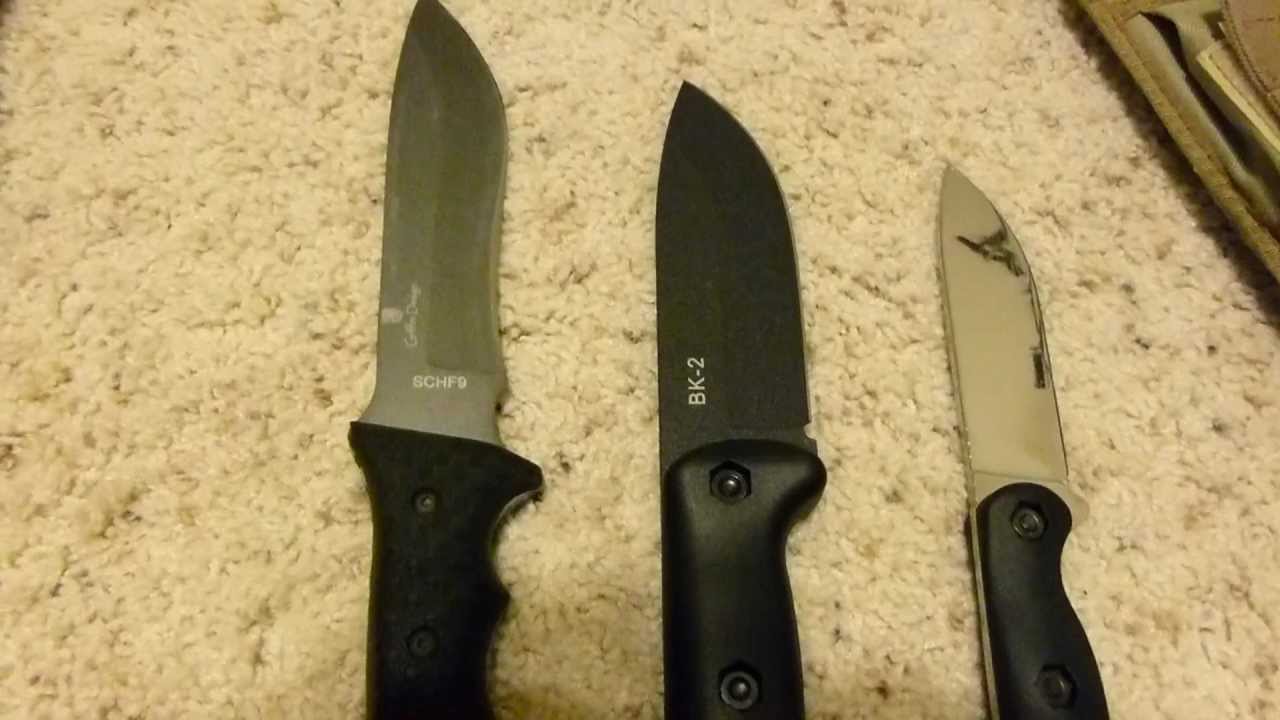 SCHF9 vs Becker BK2 Comparison Knife Review