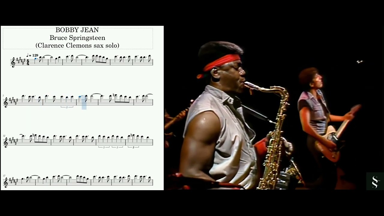 Bruce Springsteen - Bobby Jean (Clarence Clemons sax solo)