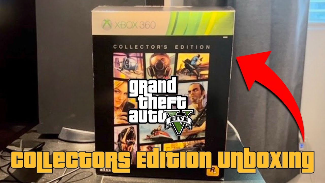 Unboxing GTA 5 Collectors Edition 
