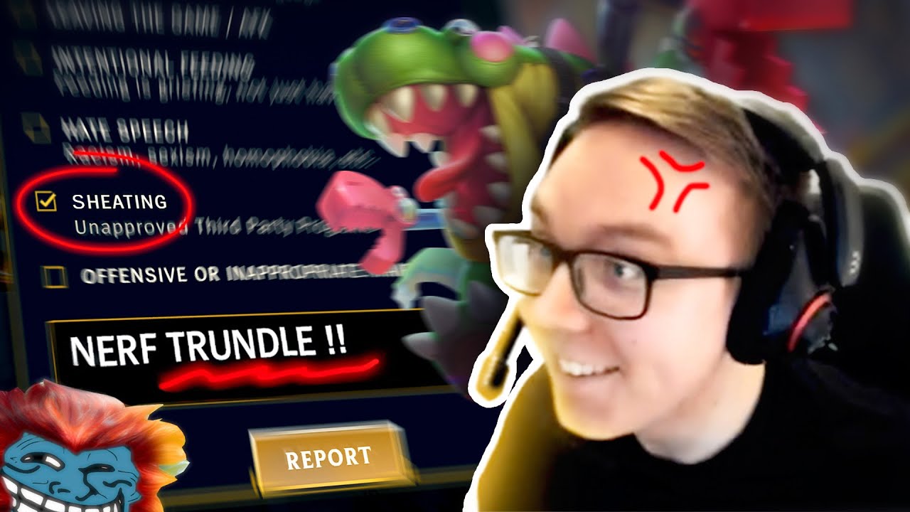 THEBAUSFFS reported me for playing TRUNDLE... (ABSOLUTE CINEMA)