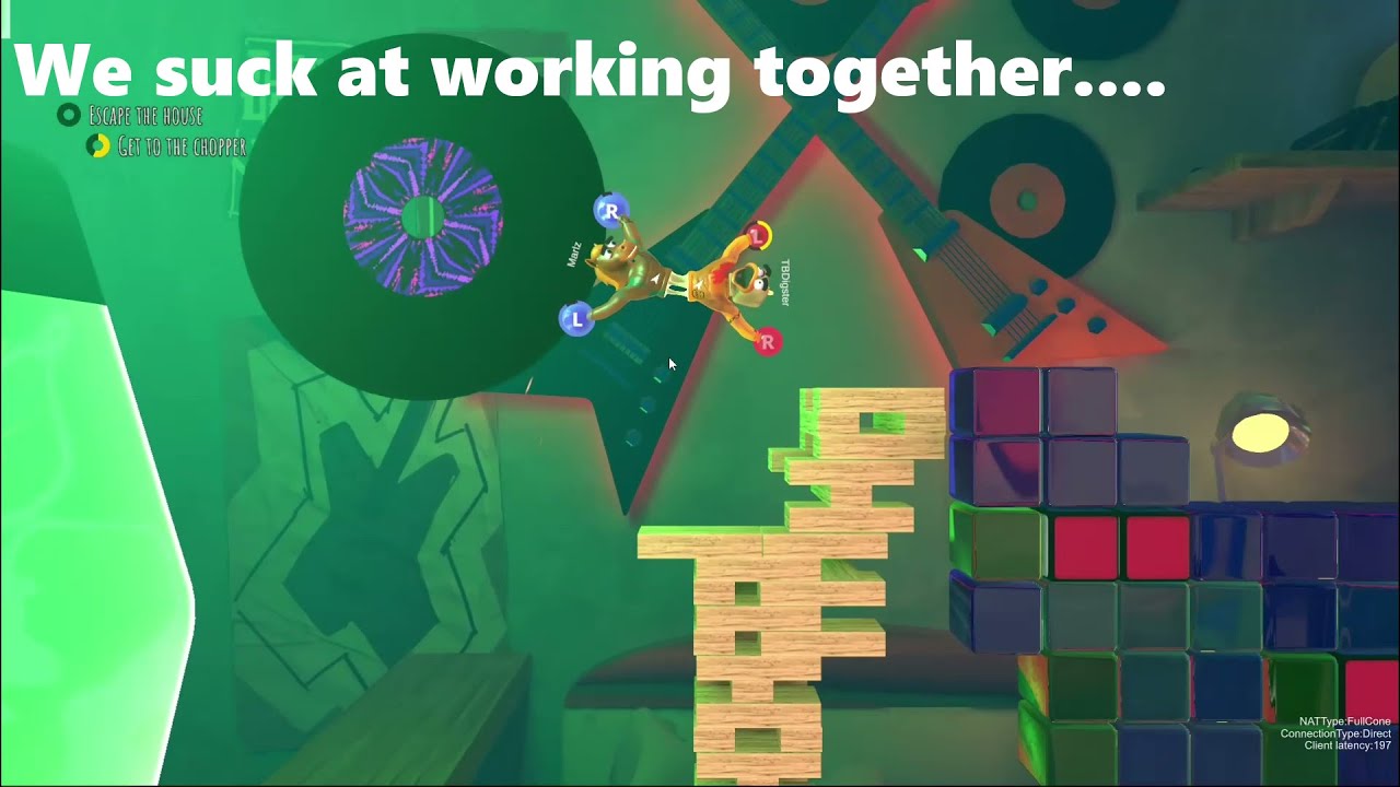 We can't work together.... | Stuck Together
