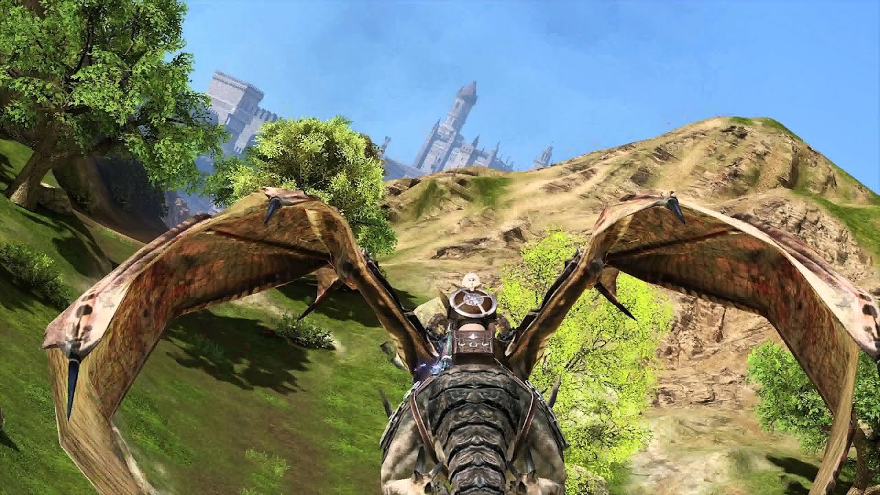 Bless Online Dragon Flight Path 4k Resolution