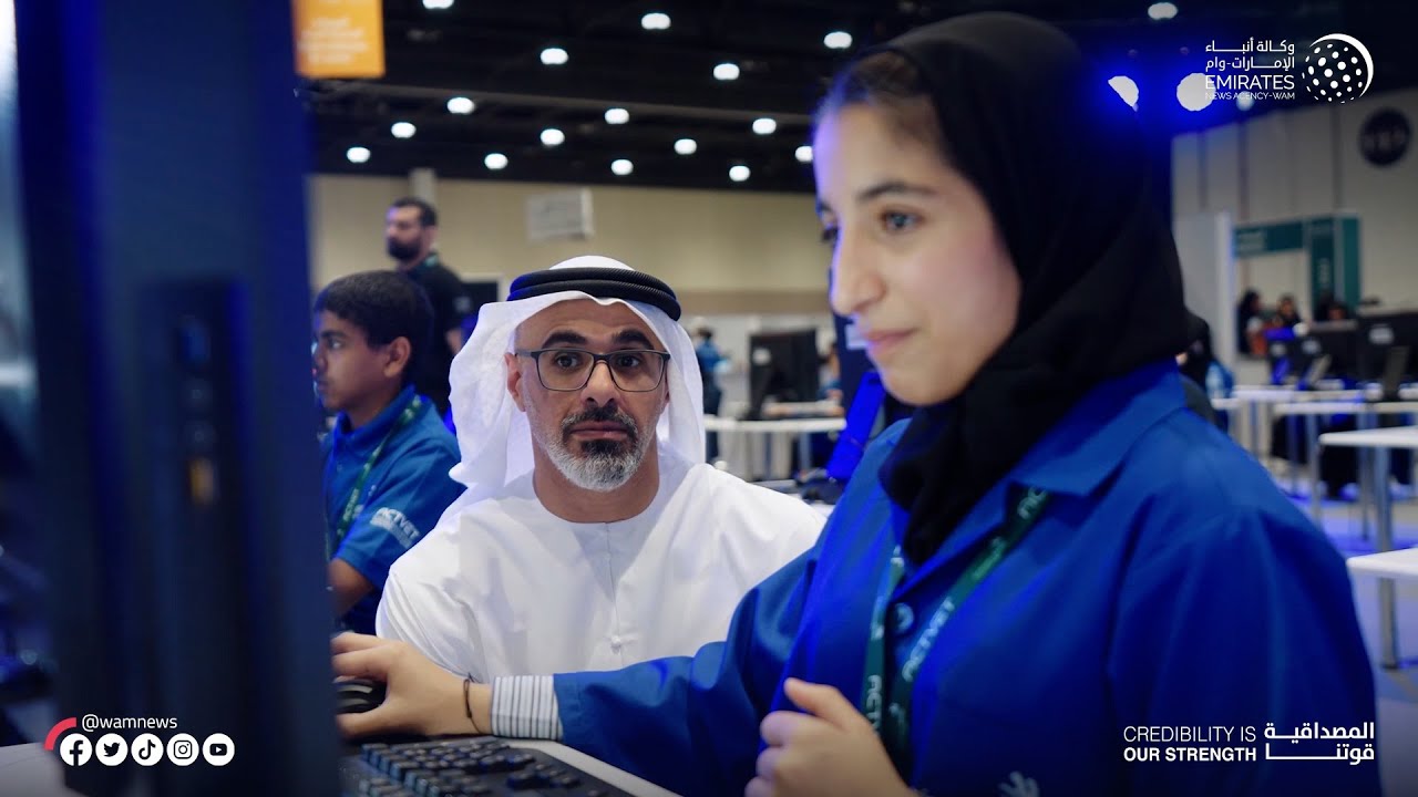 خالد بن محمد بن زايد يحضر فعاليات النسخة الرابعة عشرة من المسابقة الوطنية لمهارات الإمارات