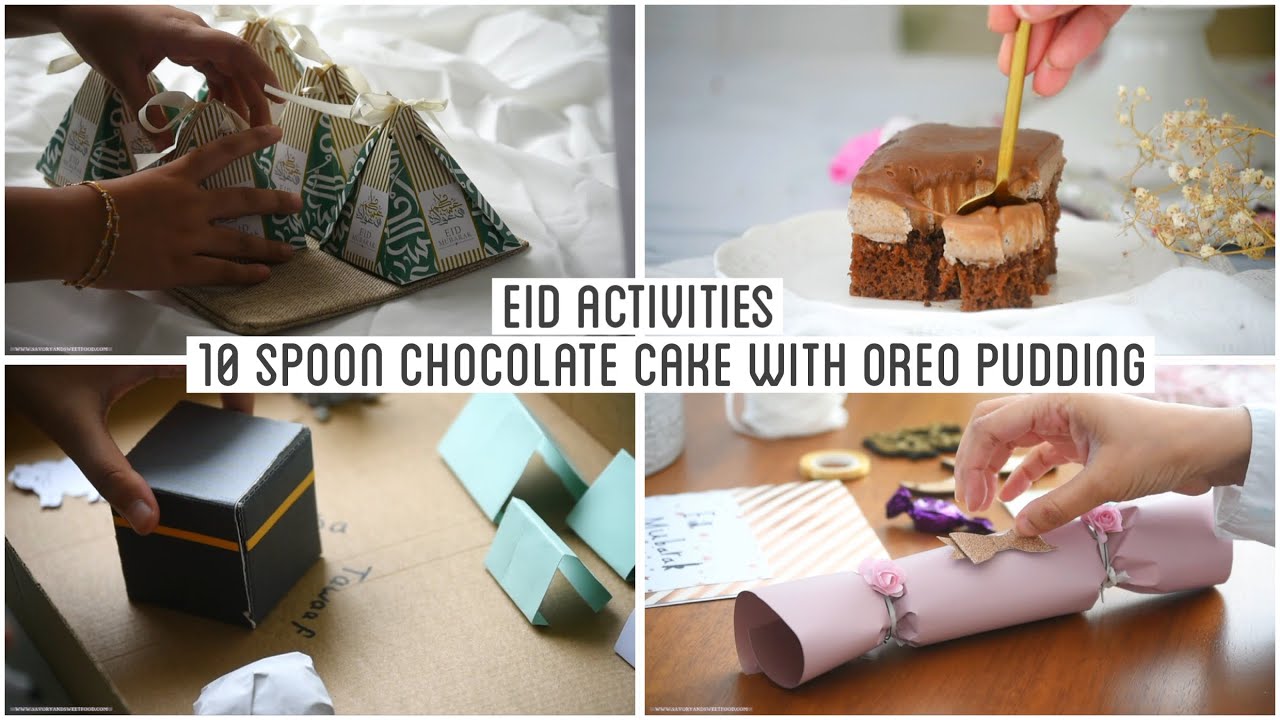 10 spoon Chocolate Cake with Oreo Pudding | Eid Activity Ideas | Fun ideas for Kids