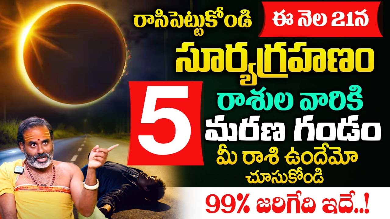 Anavarapu Tirapathi Murthy  - Surya Grahanam Significance 2025 |  #solareclipse | @idreambhakthi