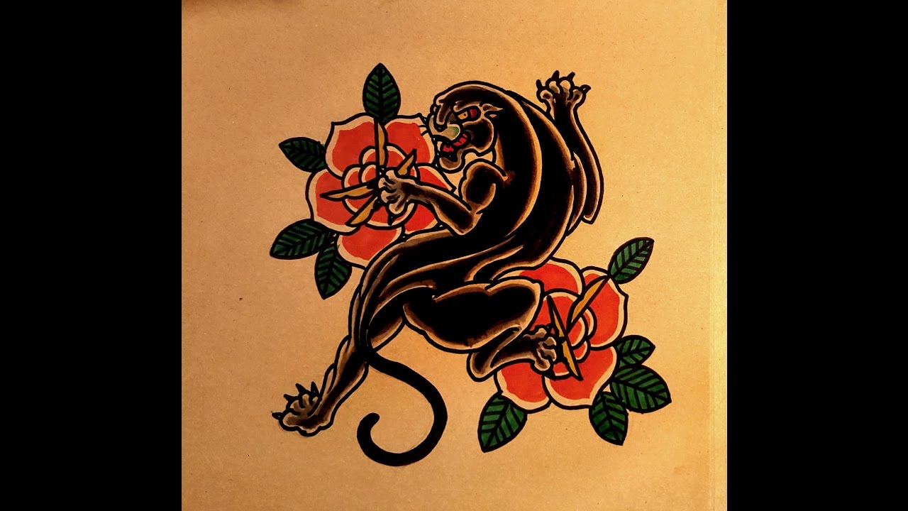 How to Draw a Tattoo Panther