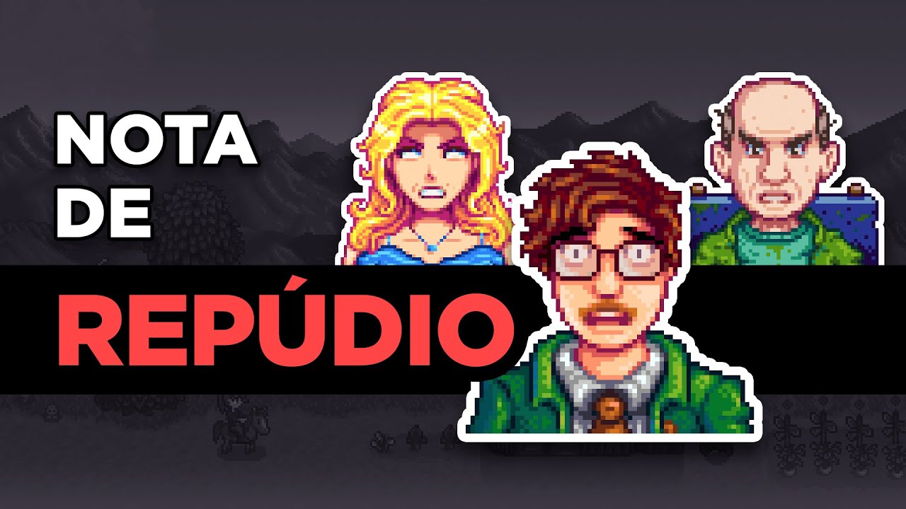 NOTA DE REPÚDIO PRA ELE... Stardew Valley 😡