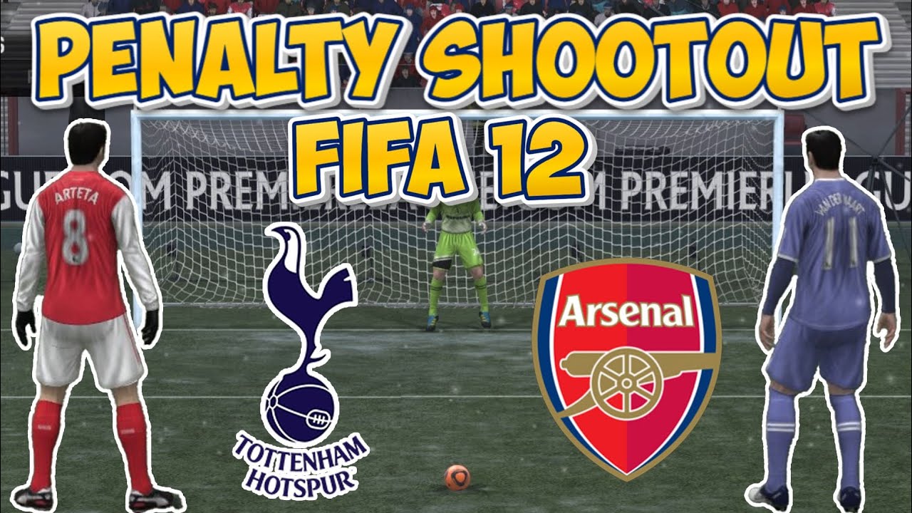 FIFA 12 | PenaltyShootout : Arsenal vs Tottenham - North London Derby! #Arsenal #penalty #fifa12 