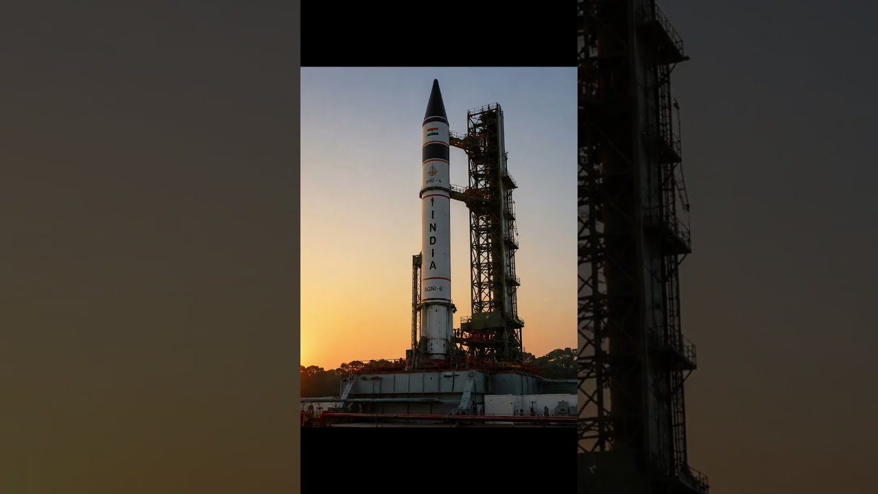 Agni 6 Test! #defencenews #indiandefence #indiapakistanwar #warfaretoday #shorts #missiletest